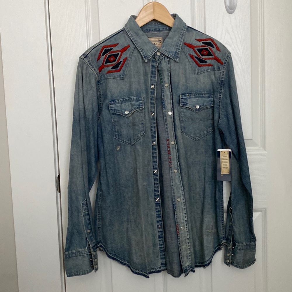 Polo Ralph Lauren denim button up.